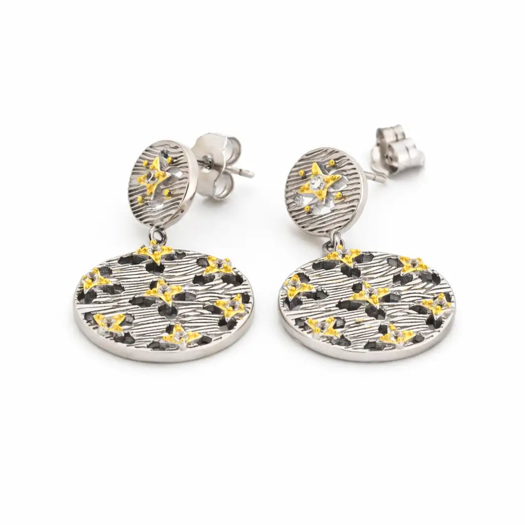 Starborn Rhodium Earrings 4