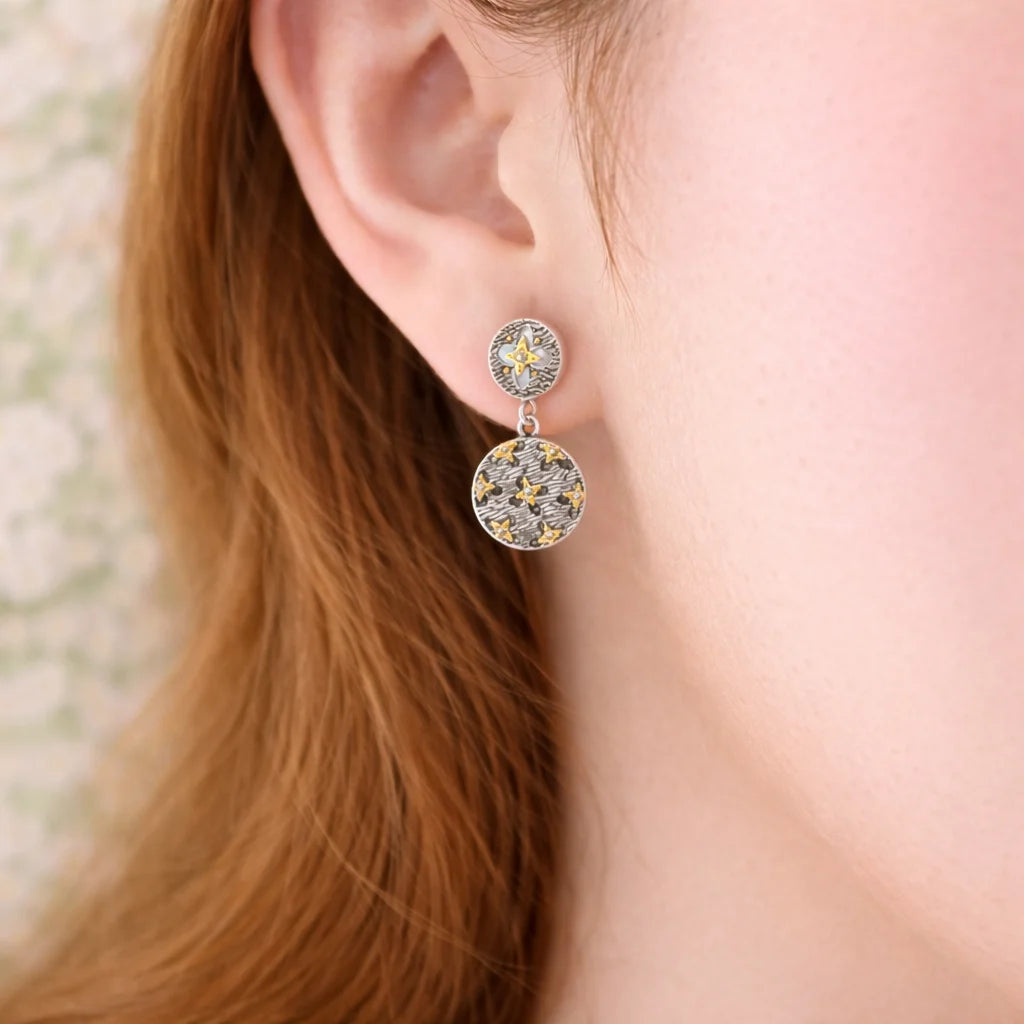 Starborn Rhodium Earrings 8