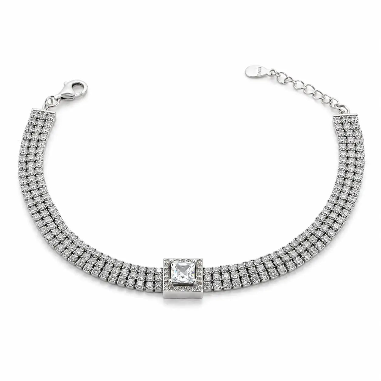 Starry Lane Rhodium Bracelet for Women 3