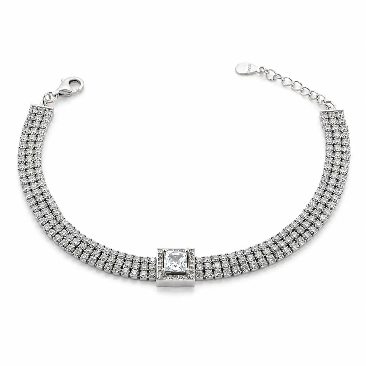 Starry Lane Rhodium Bracelet for Women 4