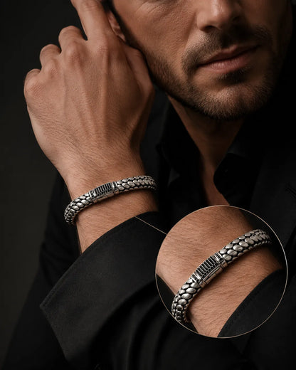 Steel Knot Matte Bracelet for Men 2