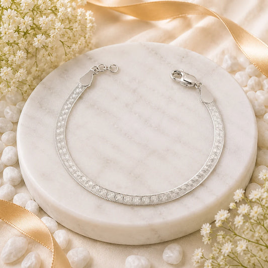 Sterling Strip Silver Bracelet for Women 1
