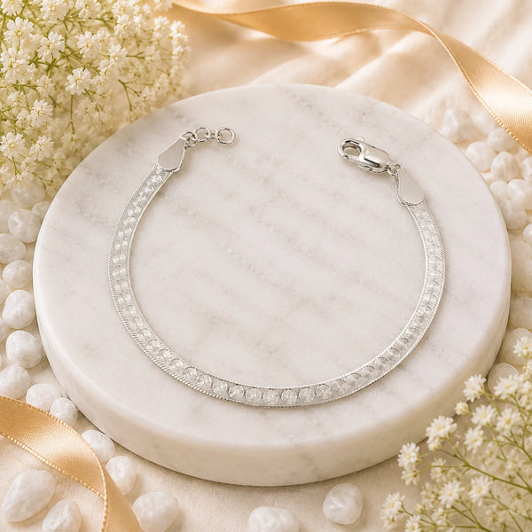Sterling Strip Silver Bracelet for Women 1