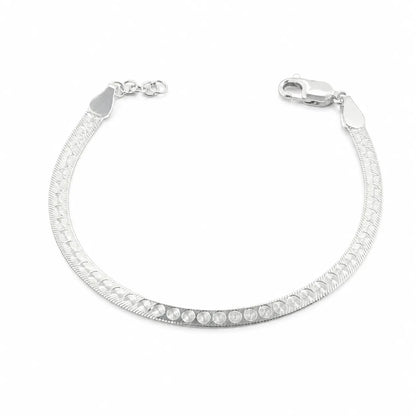 Sterling Strip Silver Bracelet for Women 4