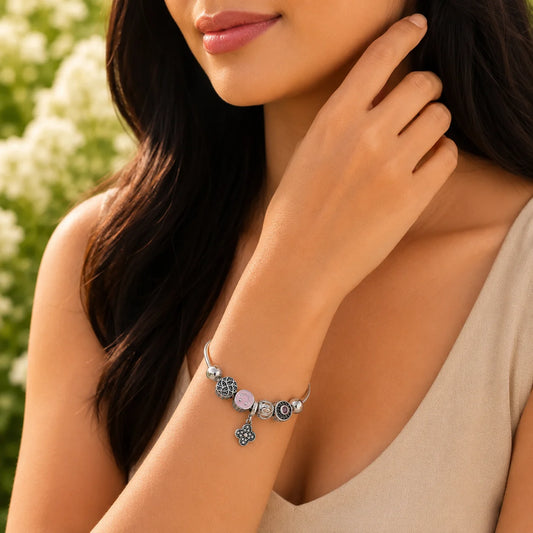 Strung Up Rhodium Bracelet for Women 2