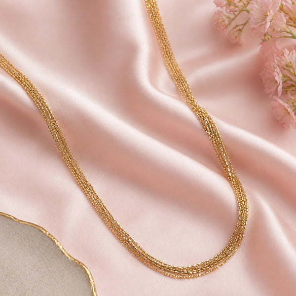 The Luxury Bunch Gold Plated & Rhodium Necklace 1