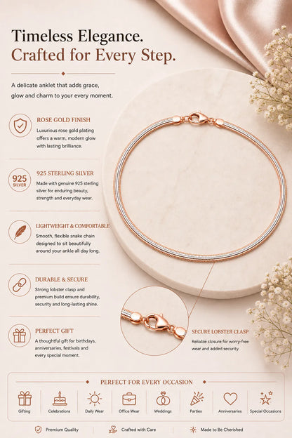 True Rose Minimal Anklet 3