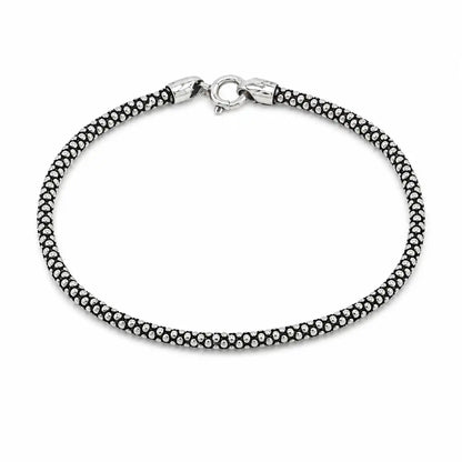 Truecore Oxidised Sliver Bracelet for Women 4