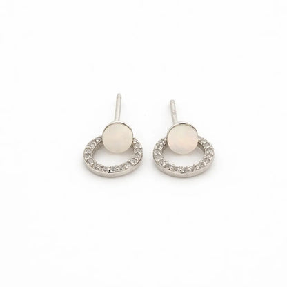 Twain Rhodium Earrings 9