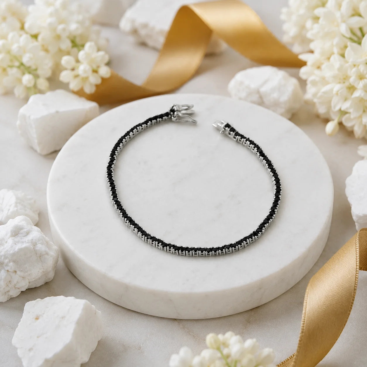 Uno Noir Rhodium Bracelet for Women 1