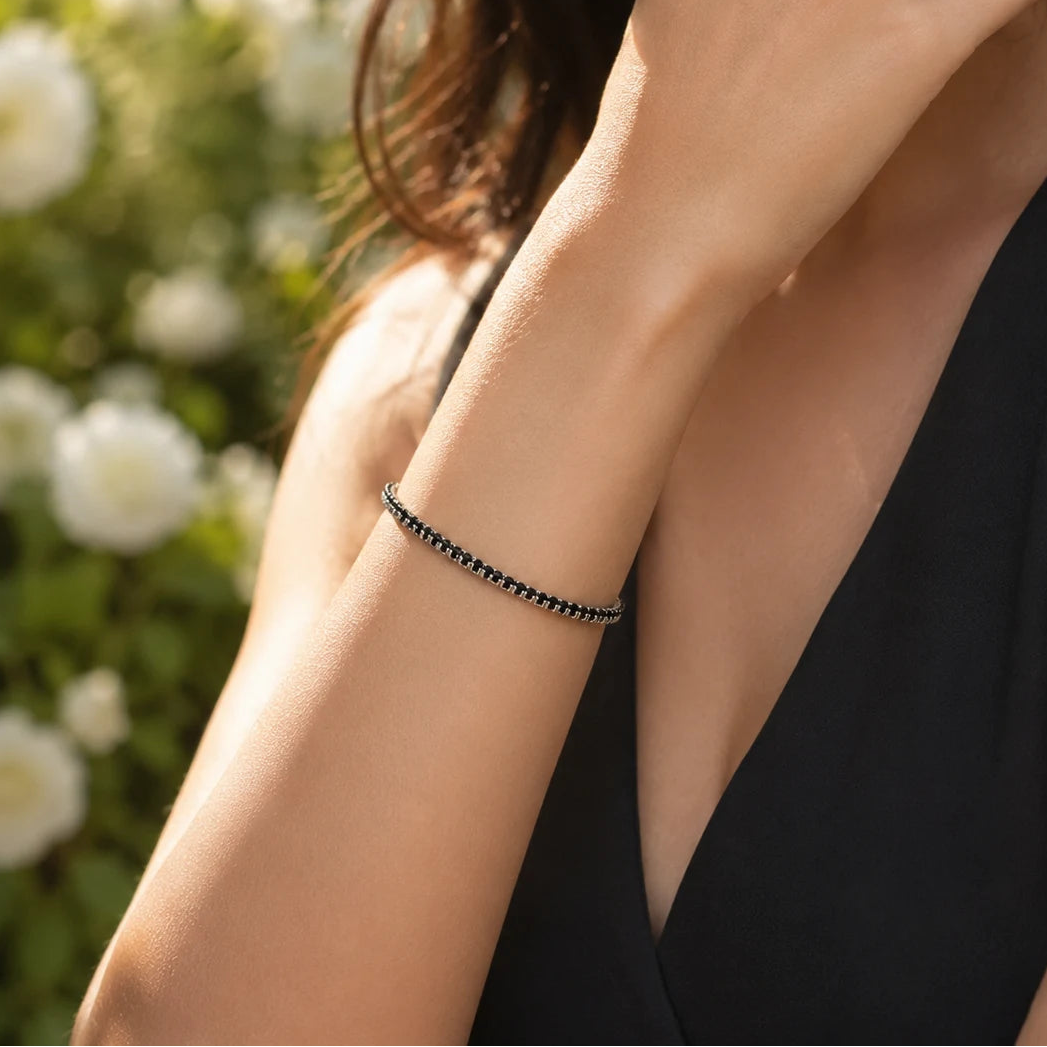 Uno Noir Rhodium Bracelet for Women 2