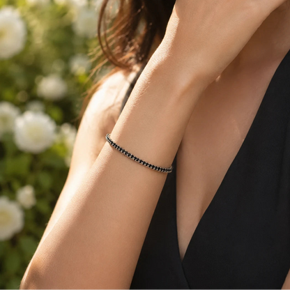 Uno Noir Rhodium Bracelet for Women 2