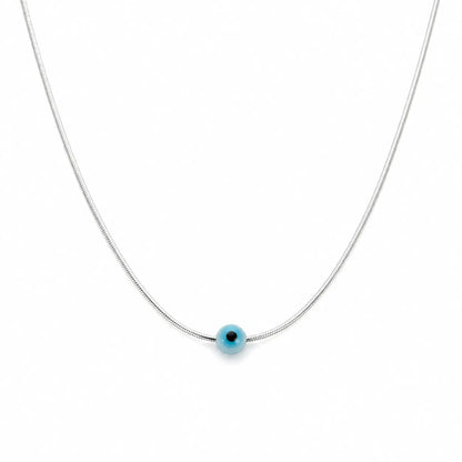 White Guardian Evil Eye Necklace 4