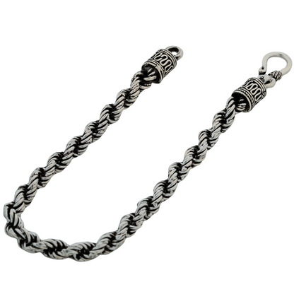 Chunky Rope Darkened Bracelet