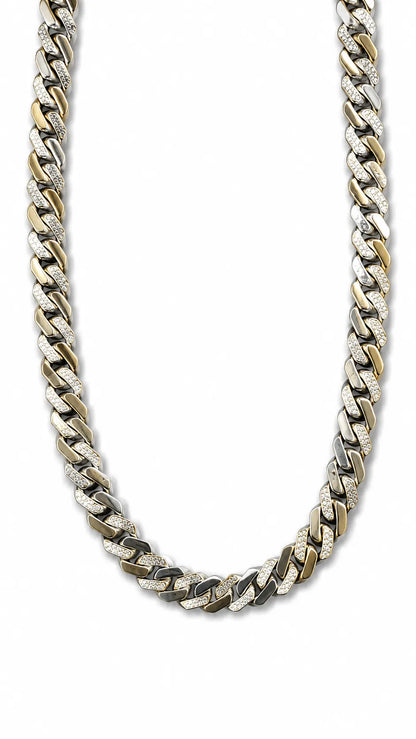 Zenith Studded Cuban Chain for Men 4