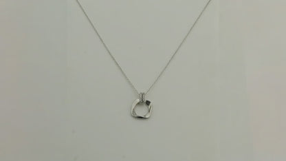 Prism Rhodium Necklace 5