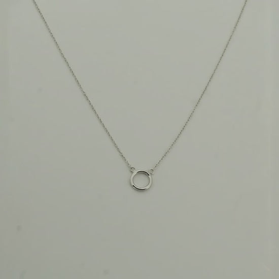 Completeness Rhodium Necklace 5
