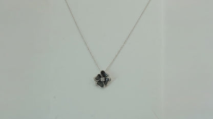Devil's Rose Rhodium Necklace 5