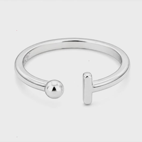Pieces Rhodium Toe Ring 5