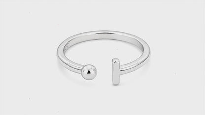 Pieces Rhodium Toe Ring 5