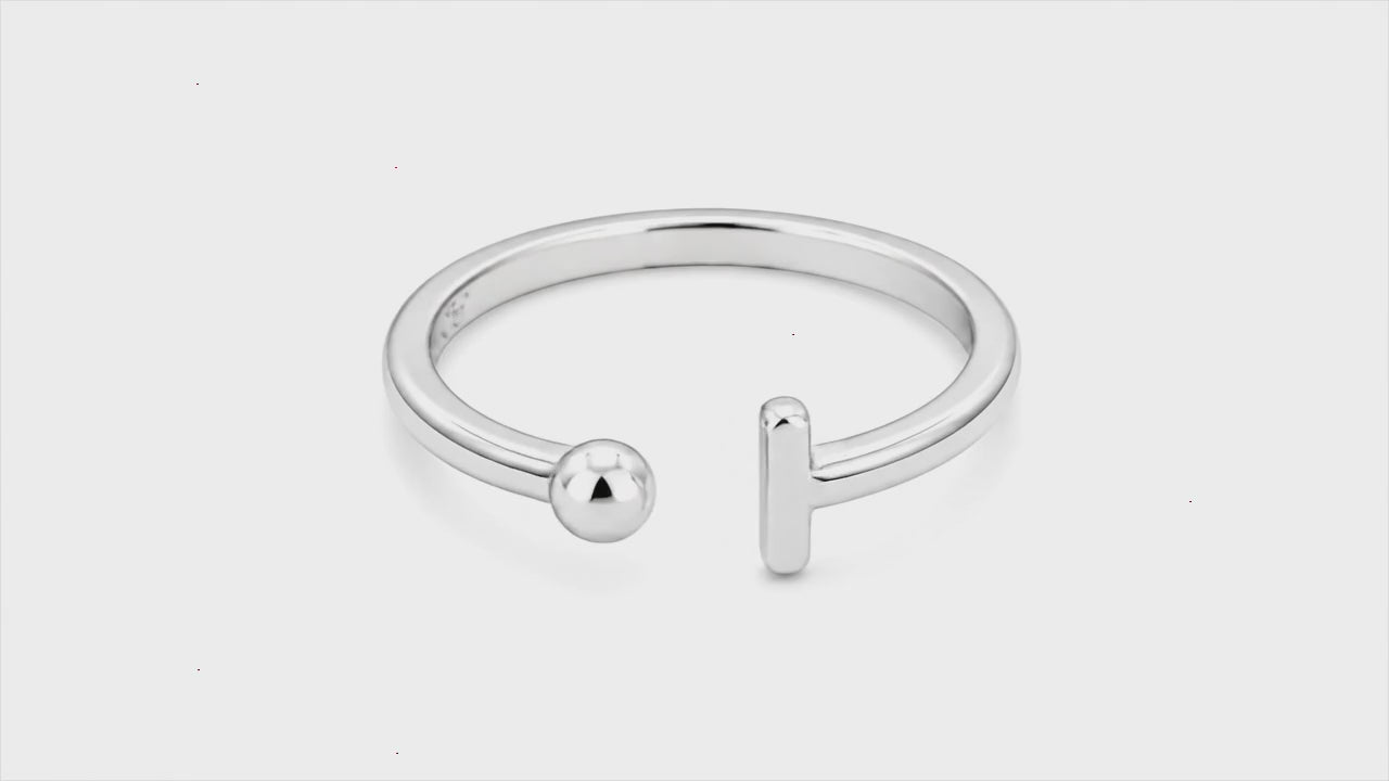 Pieces Rhodium Toe Ring 5