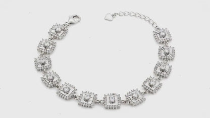 Constellations Studded Rhodium Bracelet for Women 5