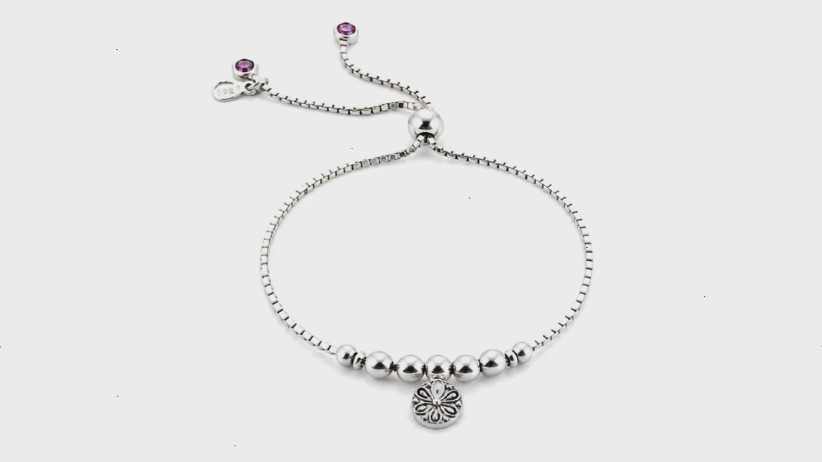Her Medallion Silver Bracelet for Women 5