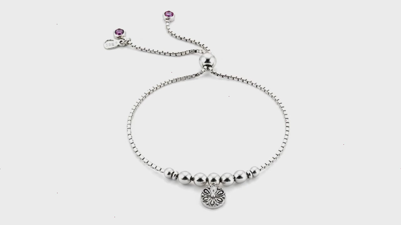 Her Medallion Silver Bracelet for Women 5