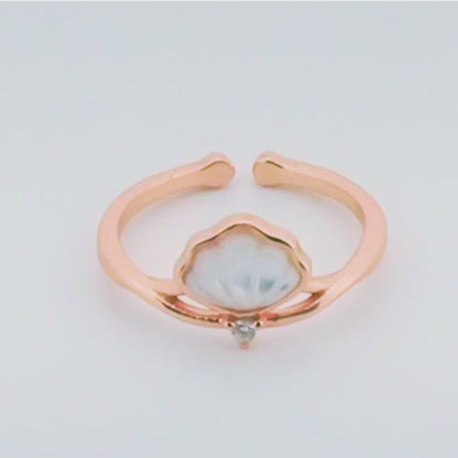Oyester Rose Gold Toe Rings