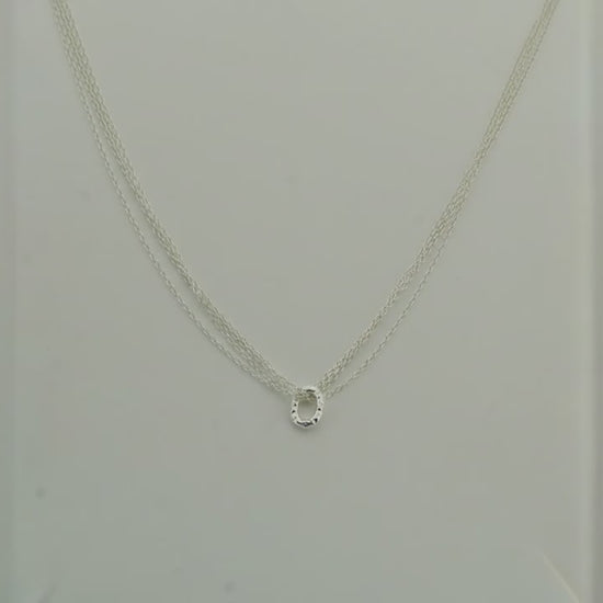 Hoop n' Bunch Silver Necklace 5