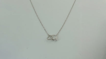 Commitment Rhodium Necklace 5