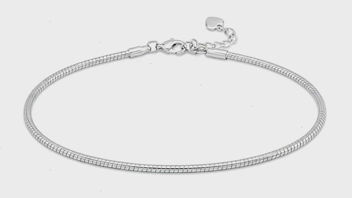 Just A String Rhodium Bracelet for Women 5