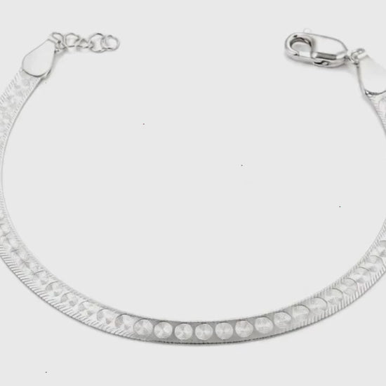 Sterling Strip Silver Bracelet for Women 5