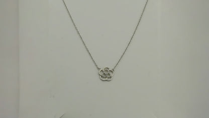 In Bloom Rhodium Necklace 5