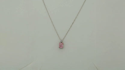Impression Sakura Studded Rhodium Necklace 5