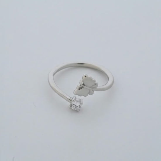 Nectar Rhodium Toe Rings 5