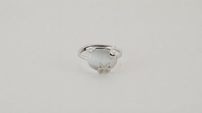 Embrace Me Moonstone Adjustable Ring for Women 5