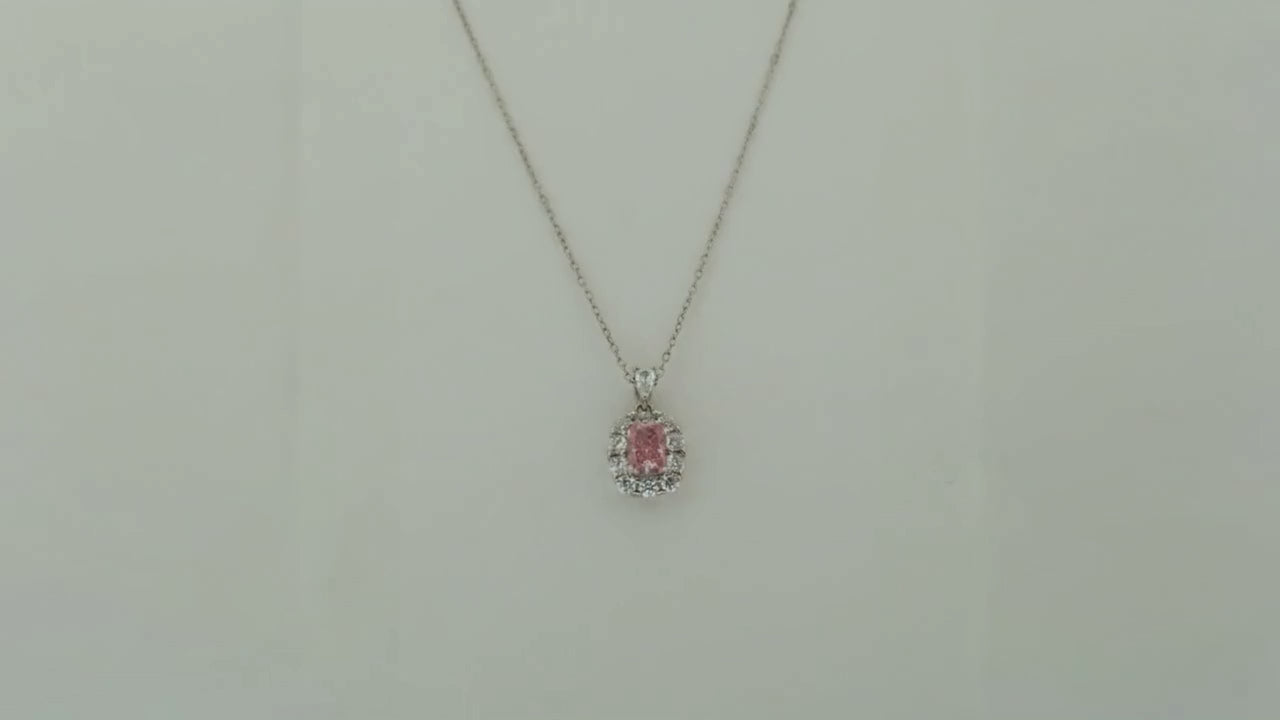 Affinity Sakura Studded Rhodium Necklace 5