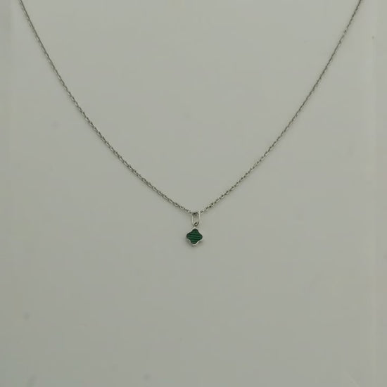 My Mini Luck Rhodium Necklace 5