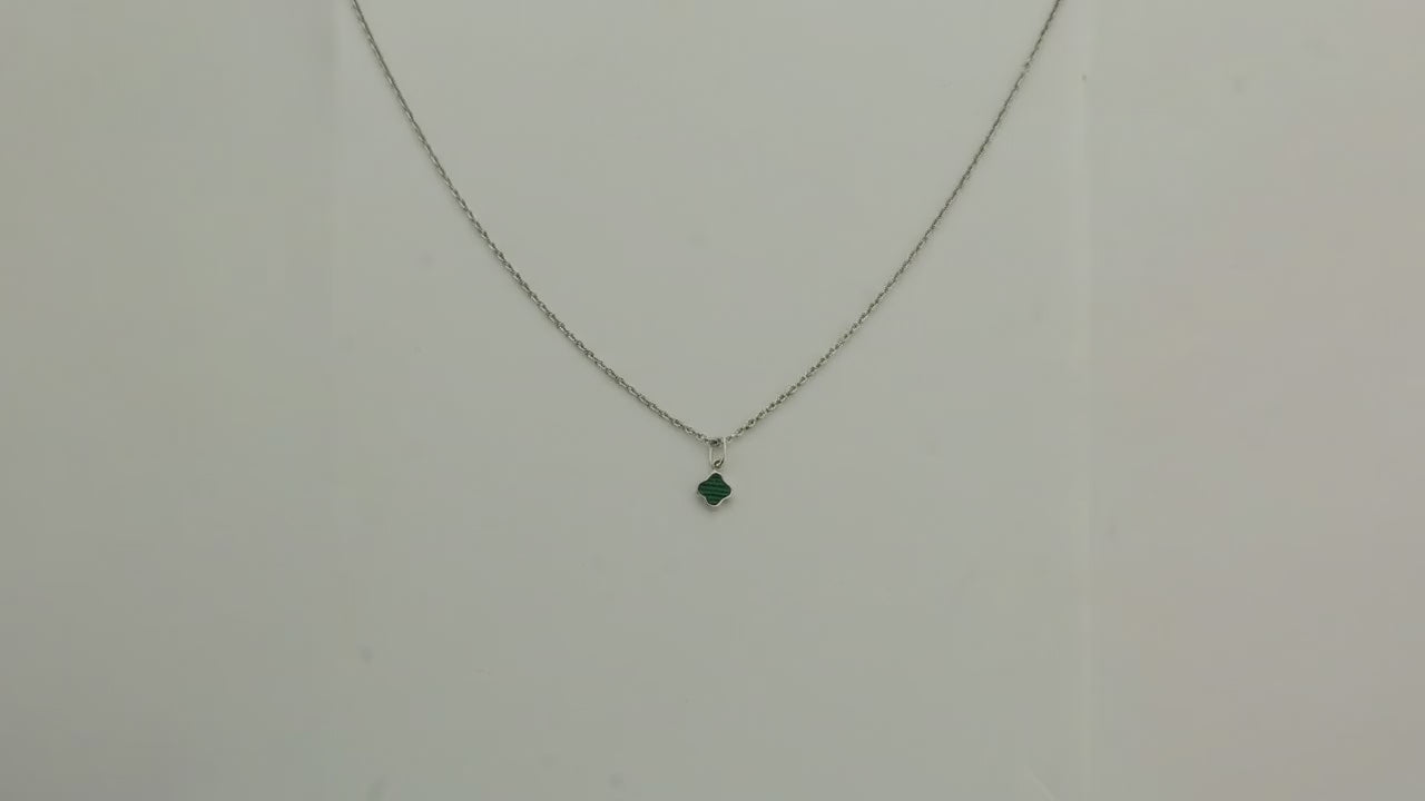 My Mini Luck Rhodium Necklace 5