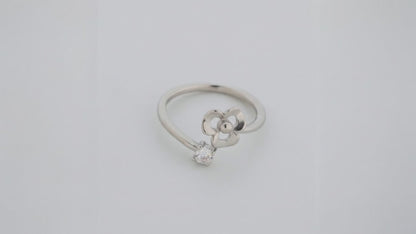 Pollen Rhodium Toe Rings 5