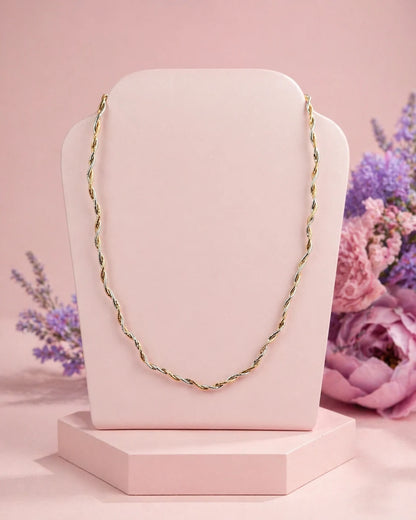 Pristine Rose Gold & Rhodium Necklace
